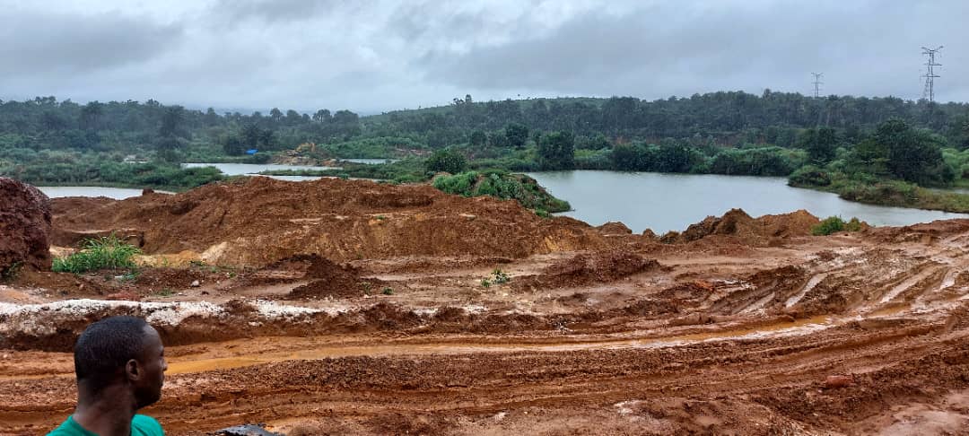Site d’ancienne carrière en Guinée